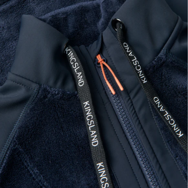 Kingsland KLVania Ladies Coral Fleece Vest - Navy-3