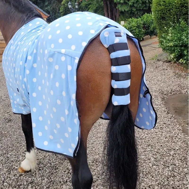 Supreme Products Dotty Fleece Tail Guard - Beautiful Blue