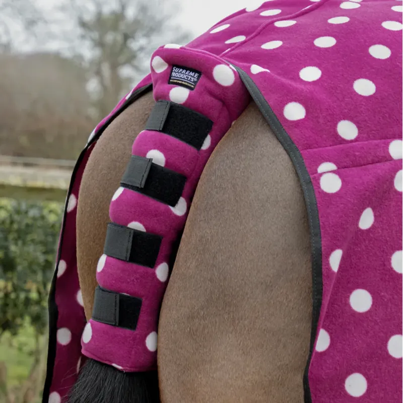 Supreme Products Dotty Fleece Tail Guard - Magical Mulberry
