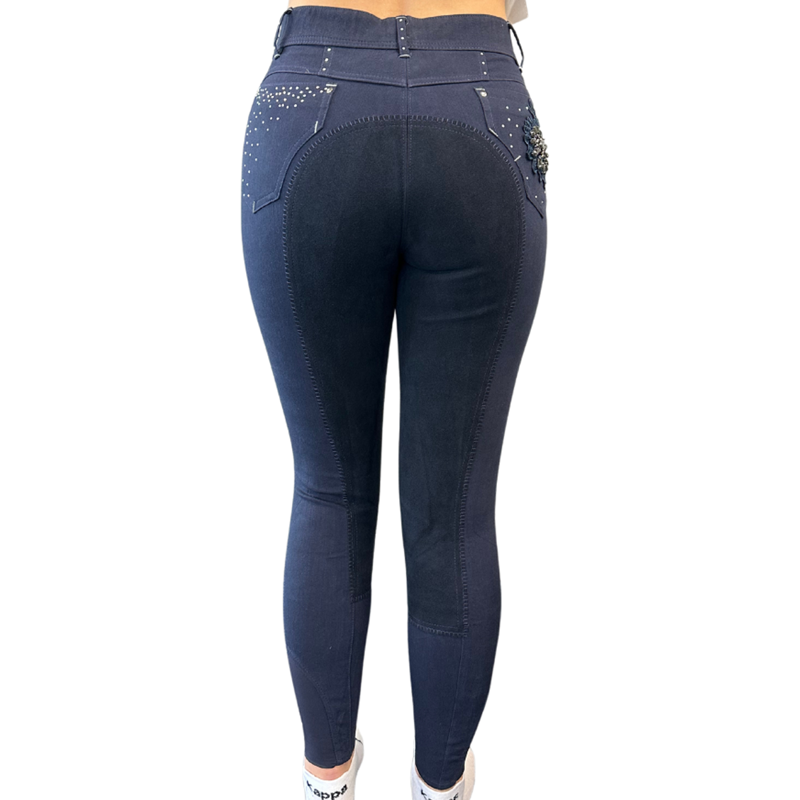 Imperial Riding Anais Full Seat Breeches - Denim Rinse-1