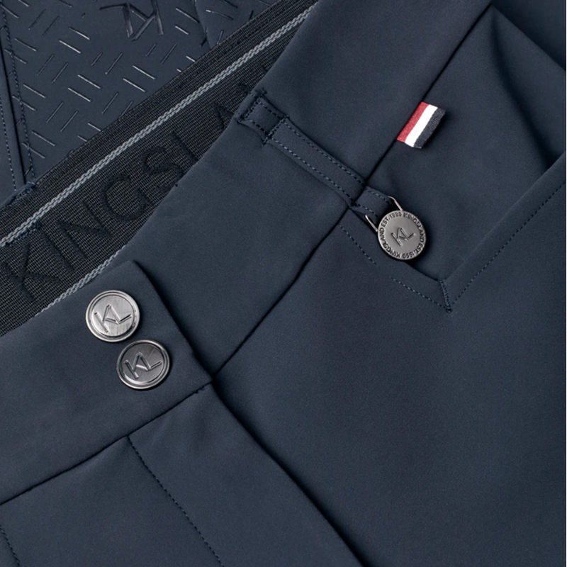 Kingsland KLKarolina Ladies H Shape Heat F-Grip Breeches - Navy-5