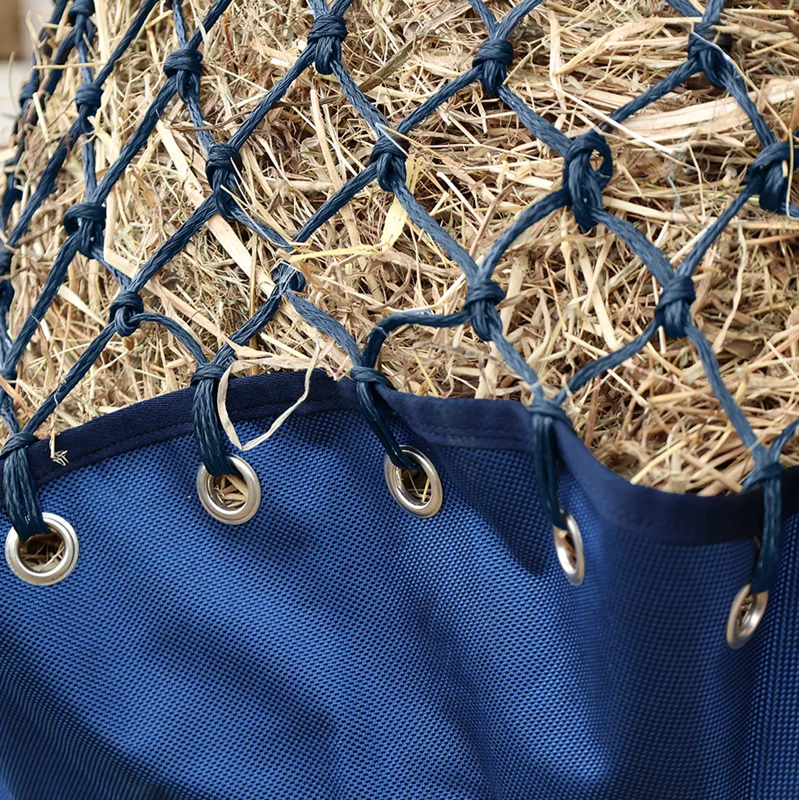 Hy Equestrian Slow Flow Parachute Haynet - Navy-2
