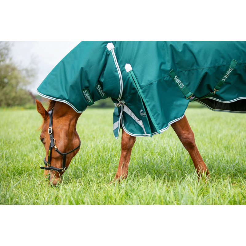 Shires Highlander Original 300 Turnout Combo Rug - Green-1