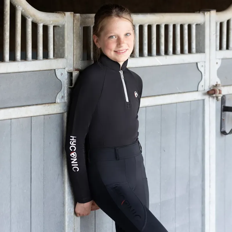 Hy Equestrian HyCONIC Children's Baselayer - Black