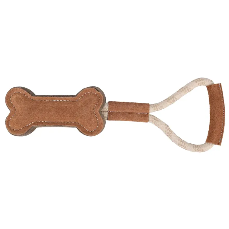 Benji And Flo Tug 'n' Play Toys - Rope with Bone