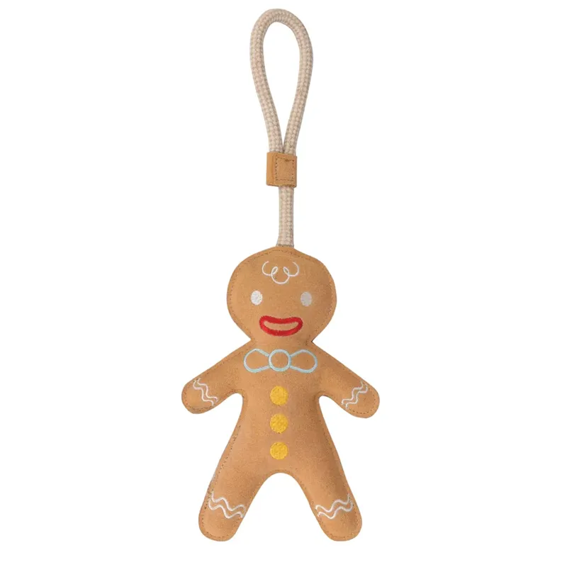 Benji And Flo Christmas Dog Toys - Gingerbread Man