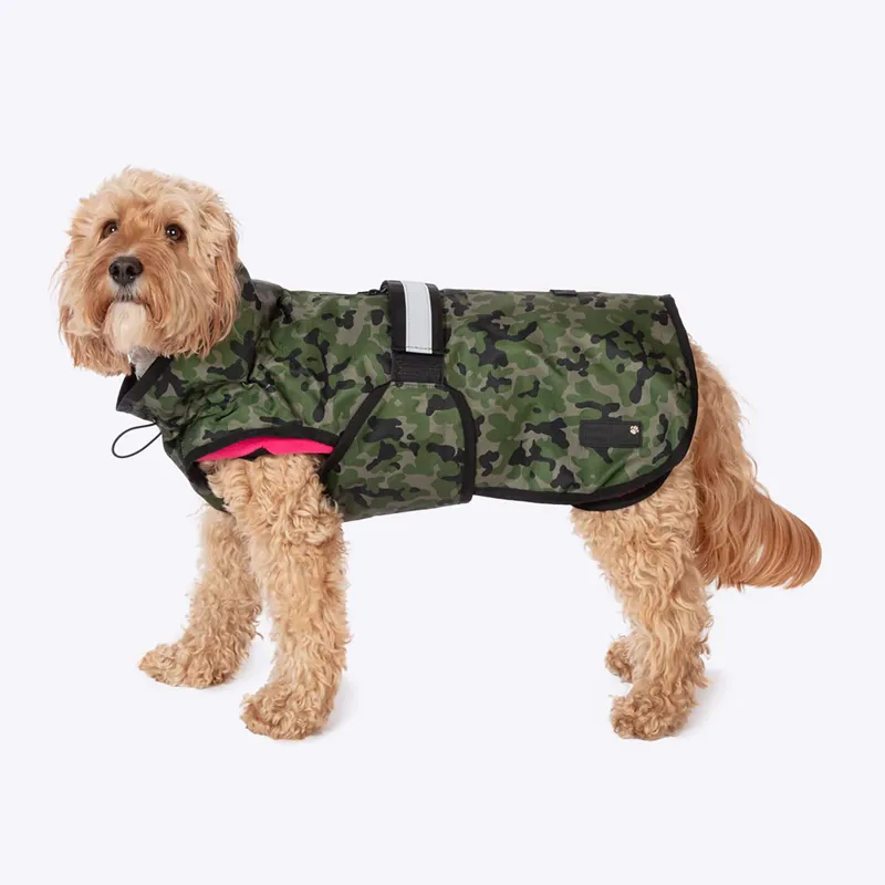 Danish Design 3-in-1 Dog Coat - Camo/Pink