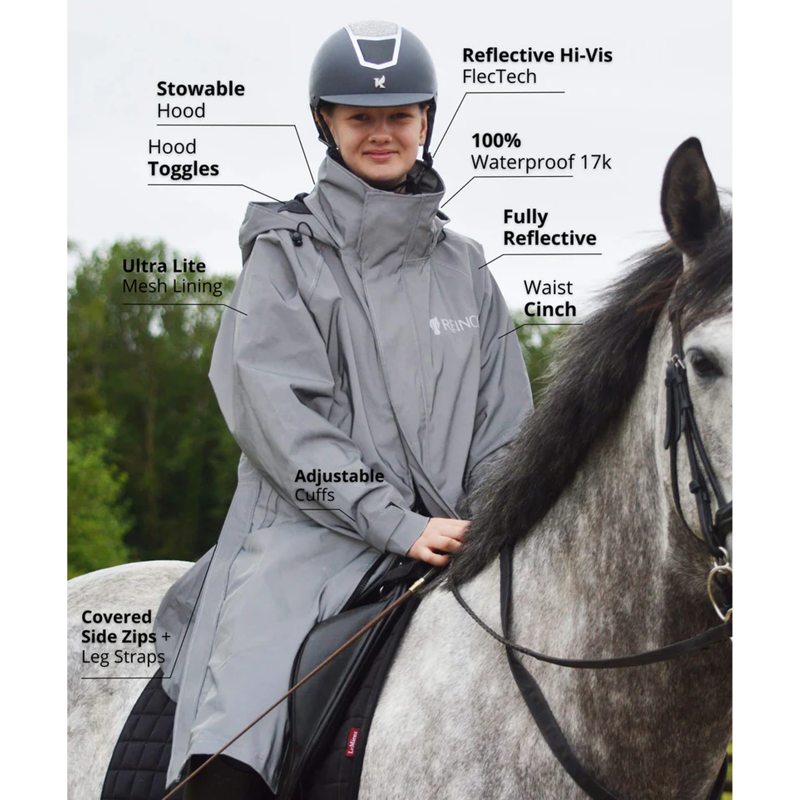 Reincoat LITE Reflective - Kids - Silver-2