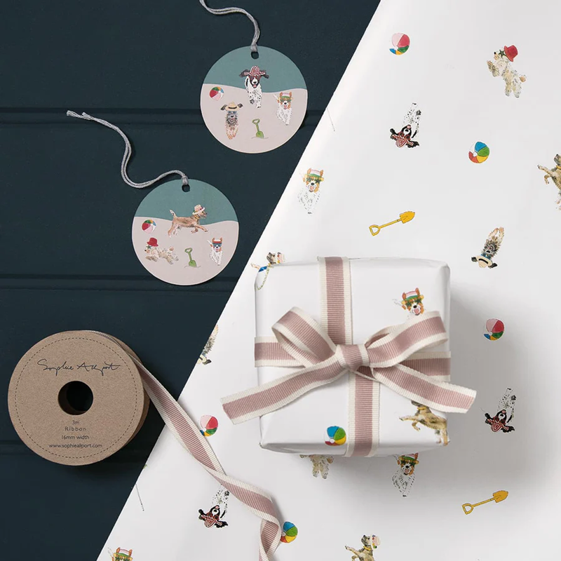 Sophie Allport Running Dogs Roll Wrap - 3m-1