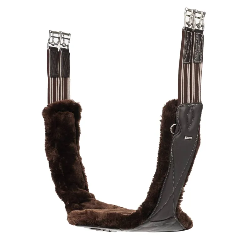 LeMieux Arika Simuwool Contoured Long Stud Girth - Brown