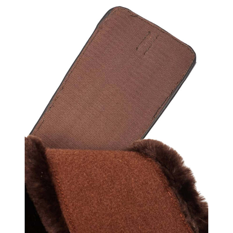 LeMieux Arika Simuwool Contoured Short Stud Girth - Brown-2