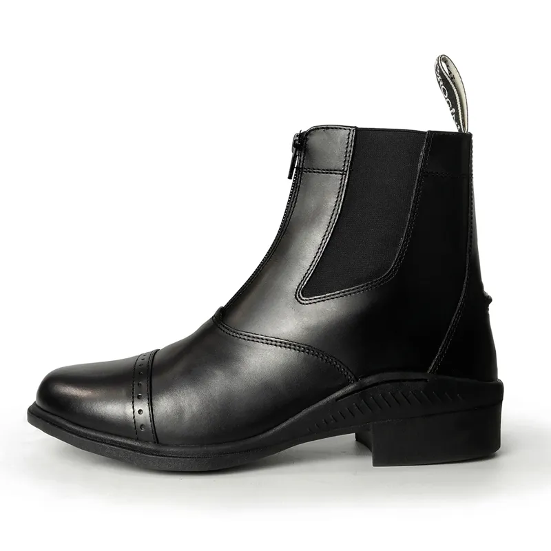 Brogini Tivoli Zip Paddock Boot - Black