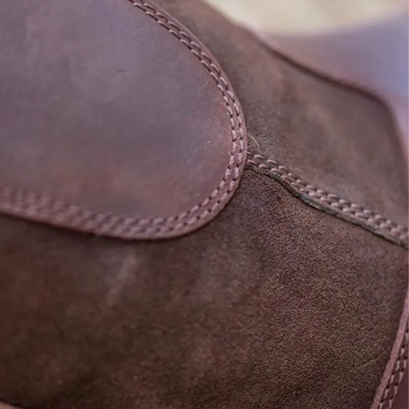 Brogini Winchester Lace Up Country Boots Standard Calf - Brown-6