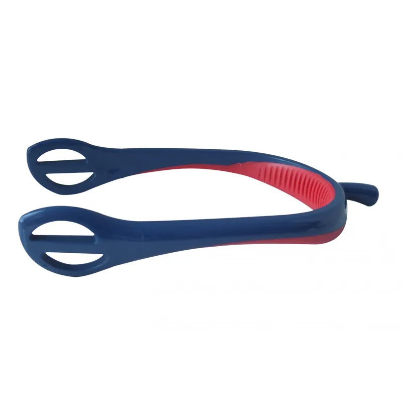 John Whitaker Soft Touch Nylon Spurs - Red/Navy