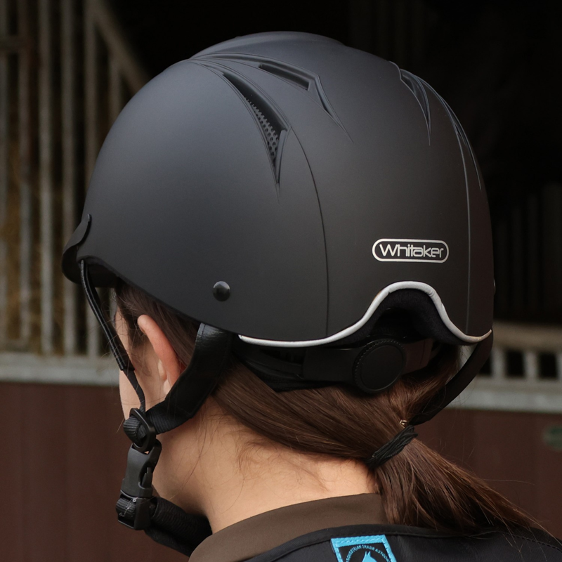 John Whitaker New Rider Generation Riding Helmet - Black-1