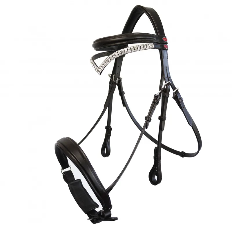 John Whitaker Lynton Snaffle Bridle - Black