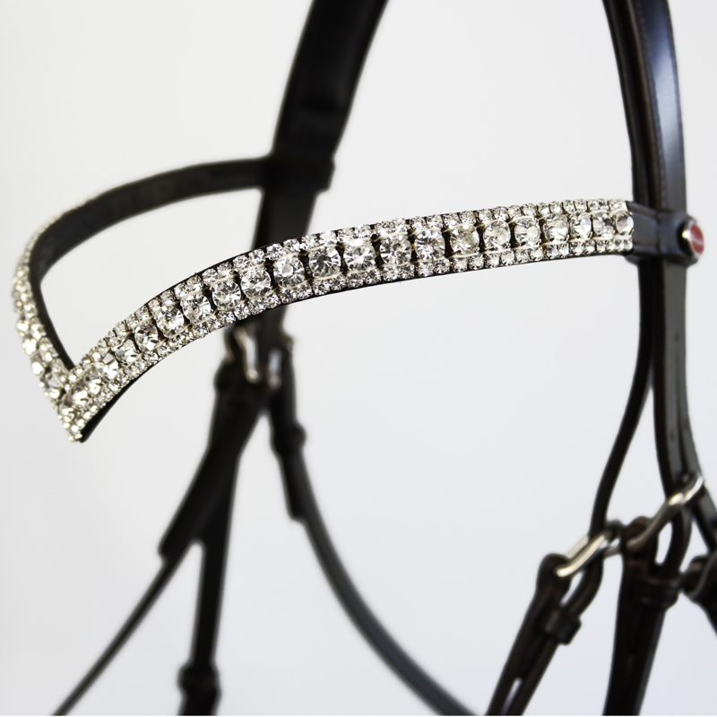 John Whitaker Lynton Snaffle Bridle - Havana-2
