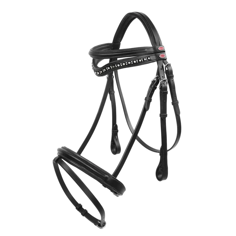 John Whitaker Lynton Flash Bridle - Black