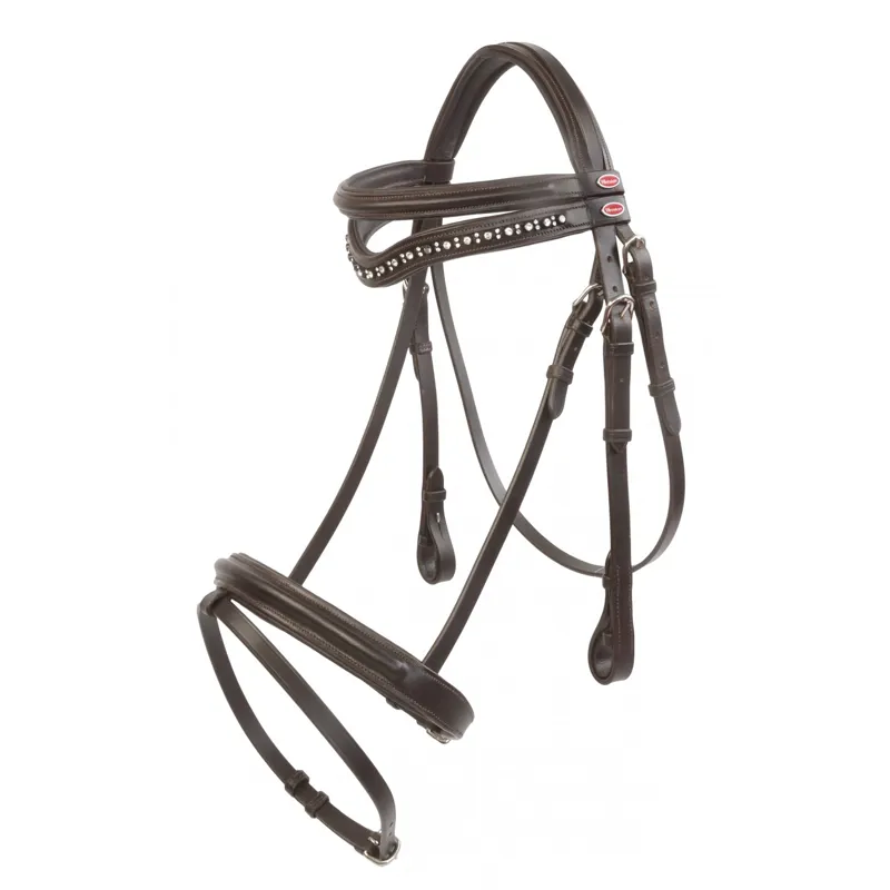 John Whitaker Lynton Flash Bridle - Havana