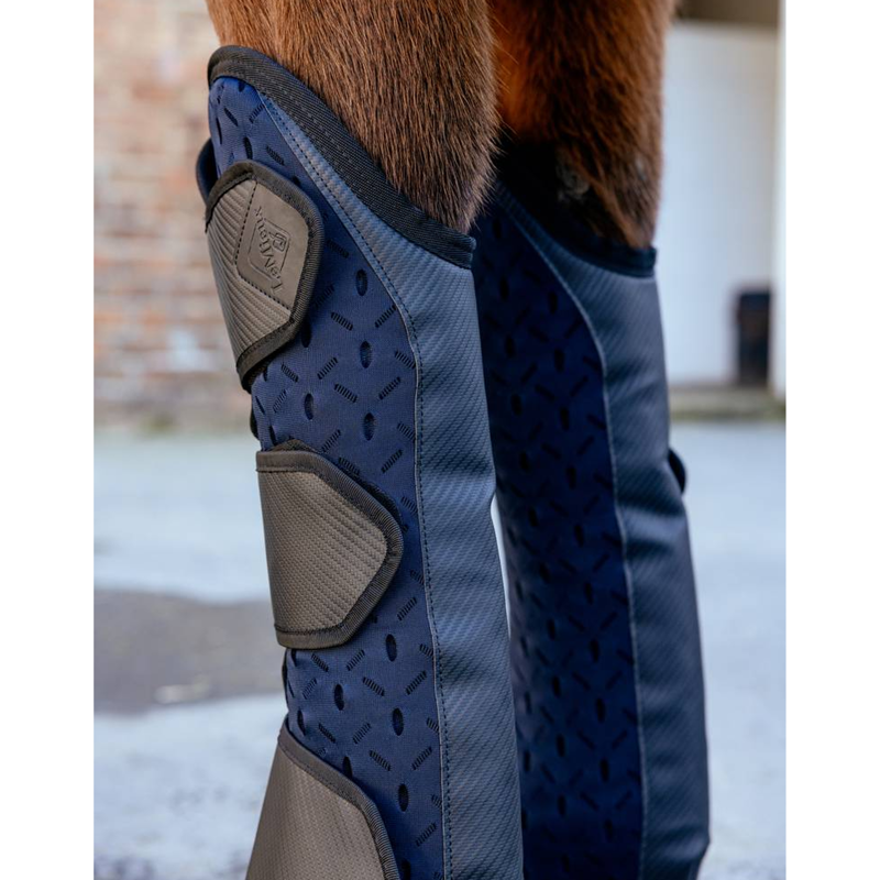 LeMieux Kudos 3D Mesh Travel Boots - Navy-1