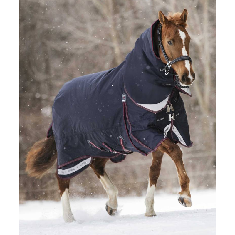 LeMieux Kudos Turnout Neck Cover 200g - Navy-1