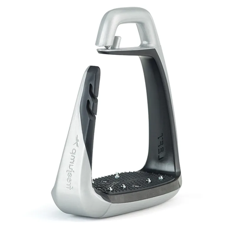 Freejump Soft'Up Classic Stirrups - Silver/Black