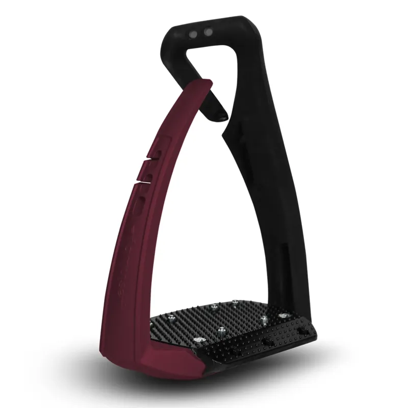 Freejump Soft'Up Pro+ Stirrups - Black/Bordeaux