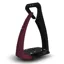 Freejump Soft'Up Pro+ Stirrups - Black/Bordeaux