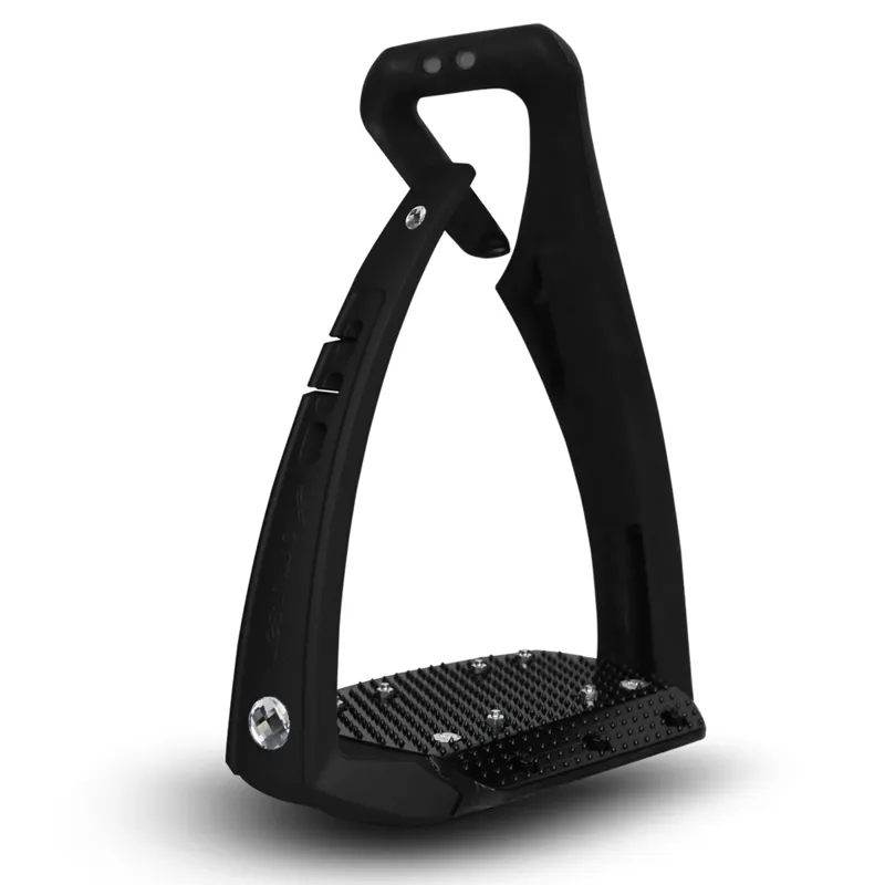 Freejump Soft'Up Pro+ Stirrups - Black Crystal Matte Edition