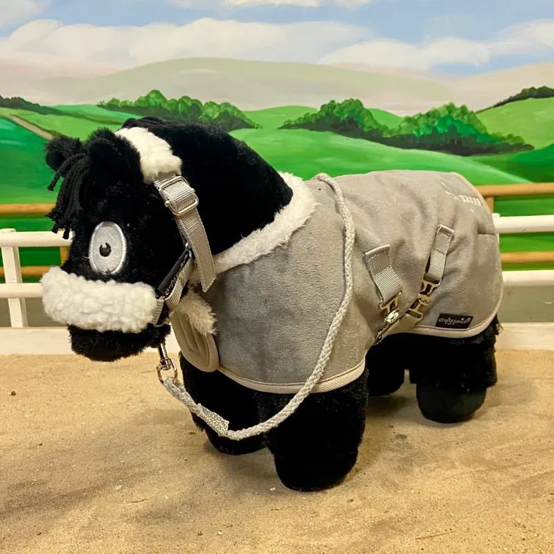 Crafty Ponies Deluxe Show Rug Set - Grey