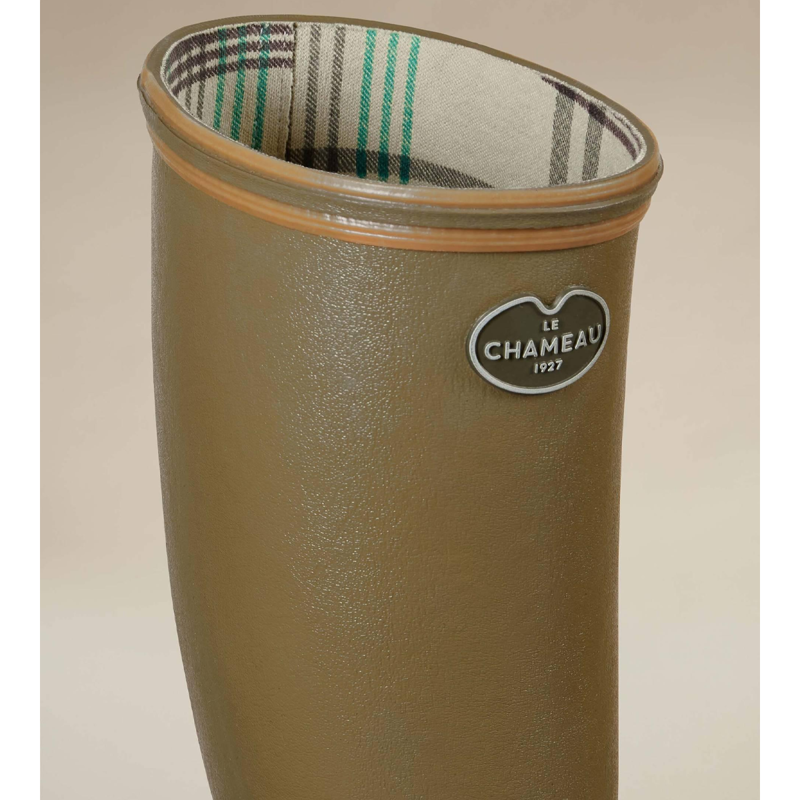 Le Chameau Women's Giverny Jersey Lined Boots - Vert Vierzon-2