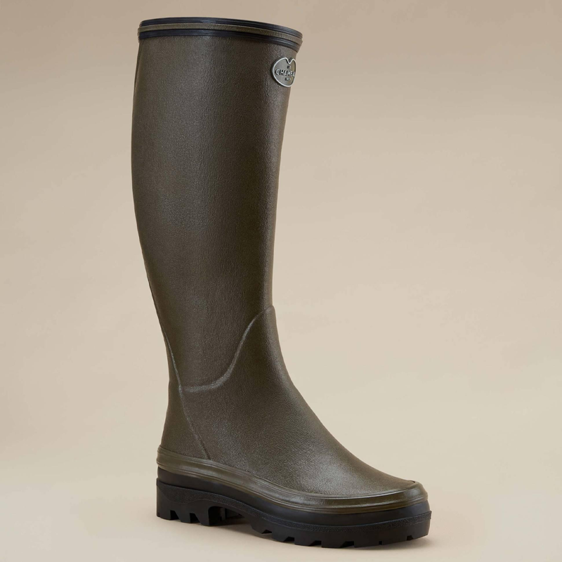 Le Chameau Women's Giverny Jersey Lined Boots - Vert Chameau-2