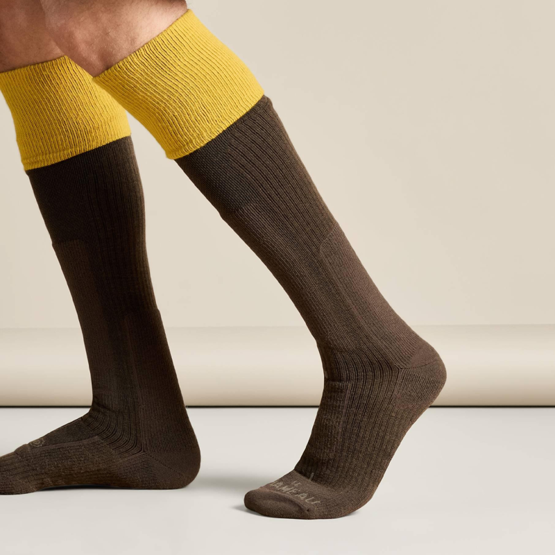 Le Chameau Vierzon Shooting Socks - Mustard-3