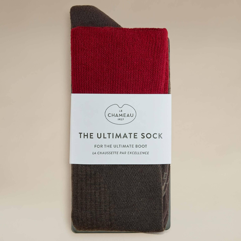 Le Chameau Vierzon Shooting Socks - Red-1