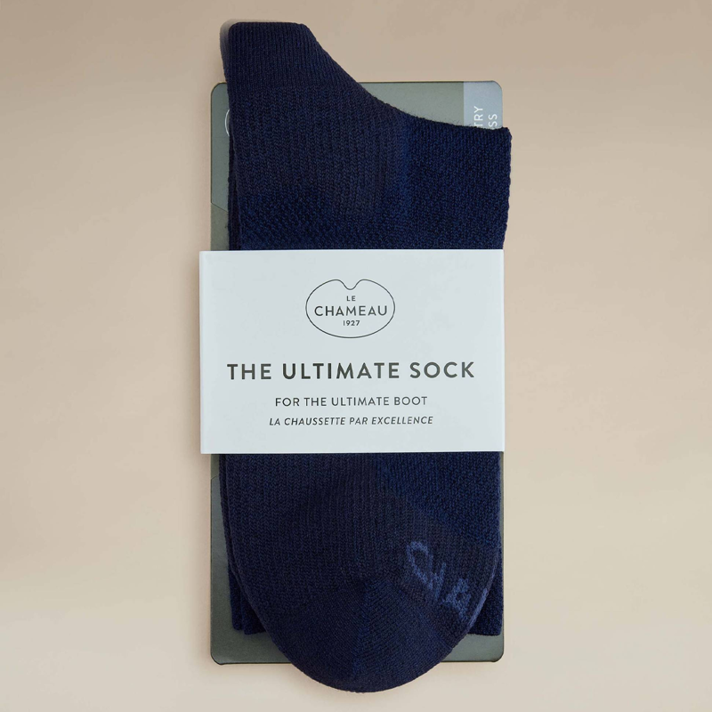 Le Chameau Country Cross Socks - Navy-1