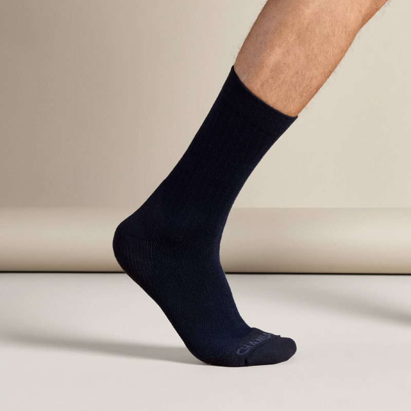 Le Chameau Country Cross Socks - Navy-2