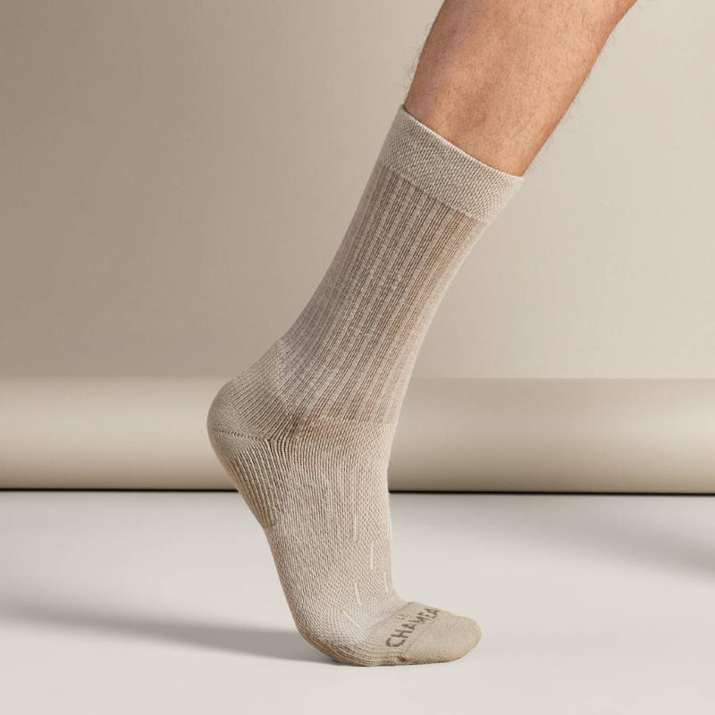 Le Chameau Country Cross Socks - Oatmeal-2
