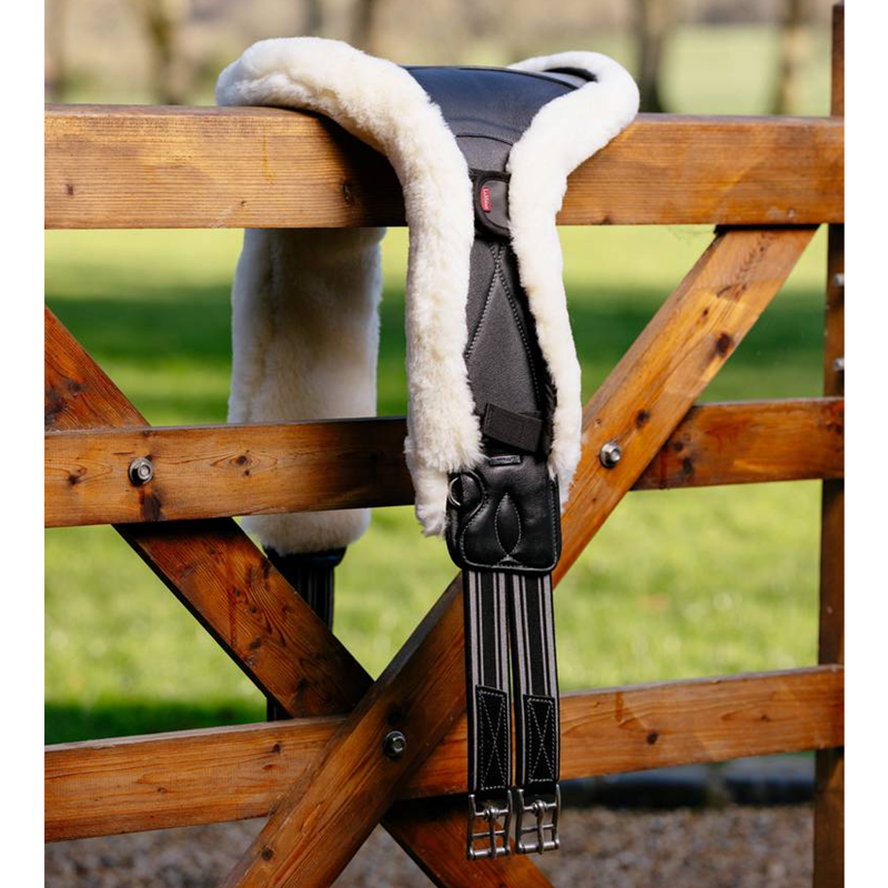 LeMieux Merino+ Anatomic Long Stud Girth Cover - Natural-2