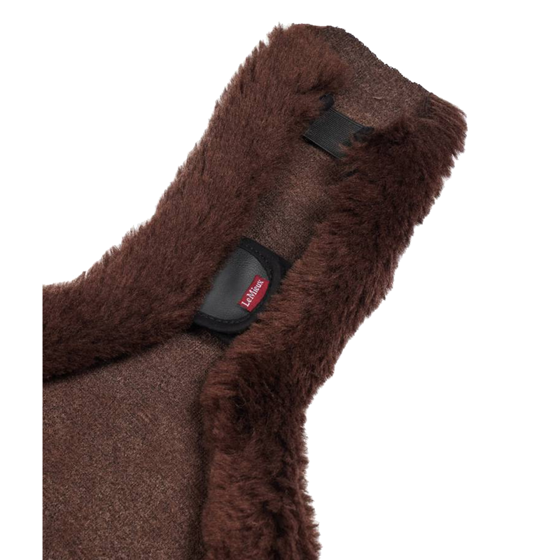 LeMieux Merino+ Anatomic Long Stud Girth Cover - Brown-2