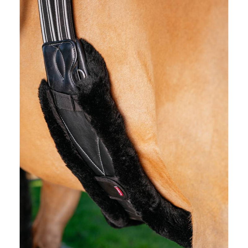 LeMieux Merino+ Anatomic Long Stud Girth Cover - Black-3