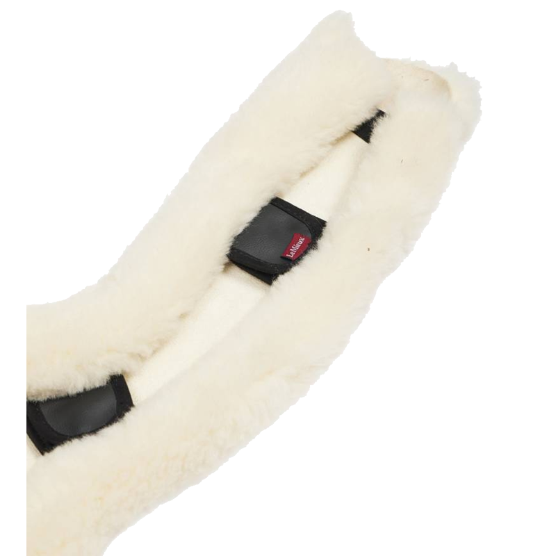 LeMieux Merino+ Anatomic Jumping Girth Cover - Natural-2