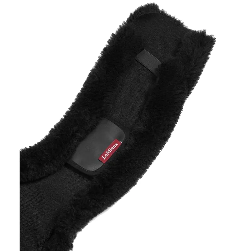 LeMieux Merino+ Anatomic Jumping Girth Cover - Black-2