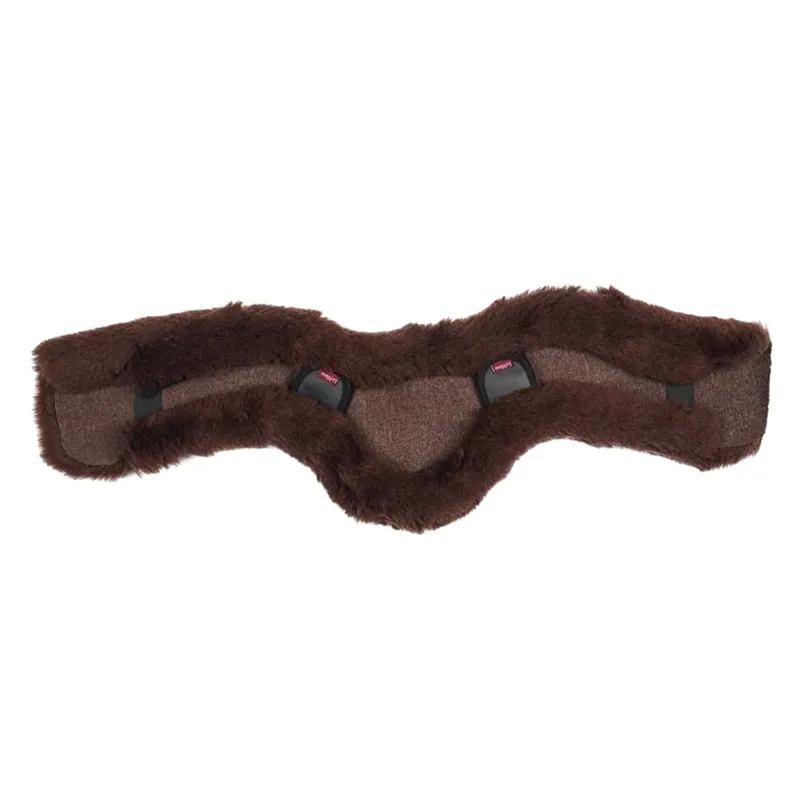 LeMieux Merino+ Anatomic Jumping Girth Cover - Brown
