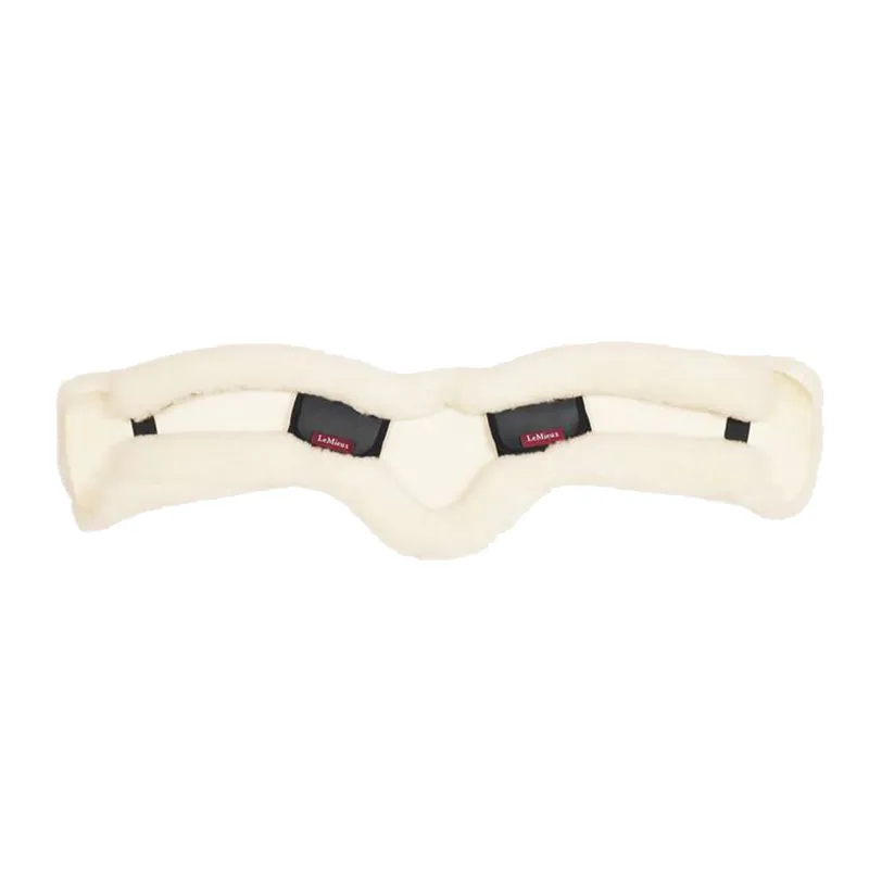 LeMieux Merino+ Anatomic Dressage Girth Cover - Natural