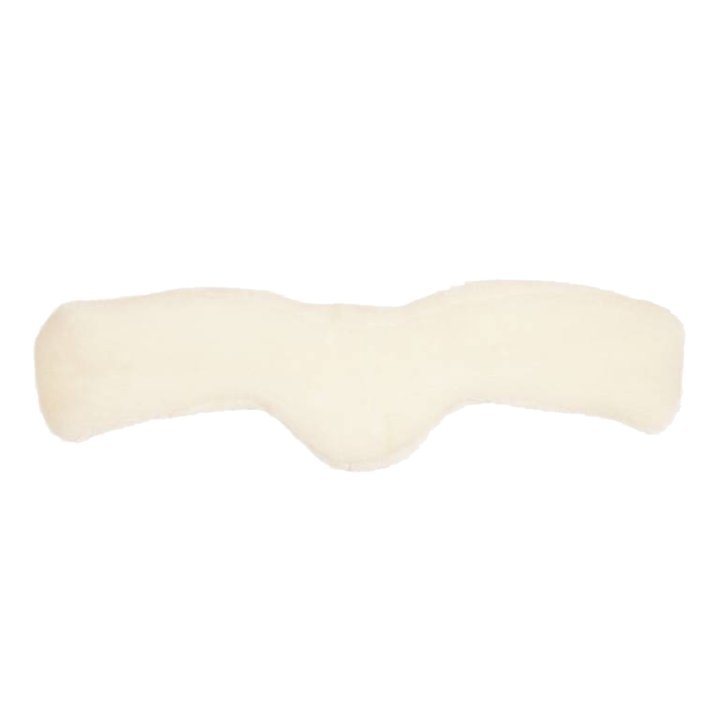 LeMieux Merino+ Anatomic Dressage Girth Cover - Natural-1