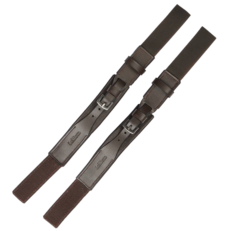 LeMieux Children's Leather Jodhpur Straps - Brown-1