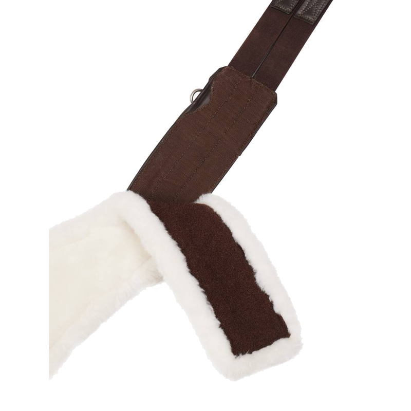 LeMieux Hunter Girth with Detachable Simuwool Liner - Havana-2
