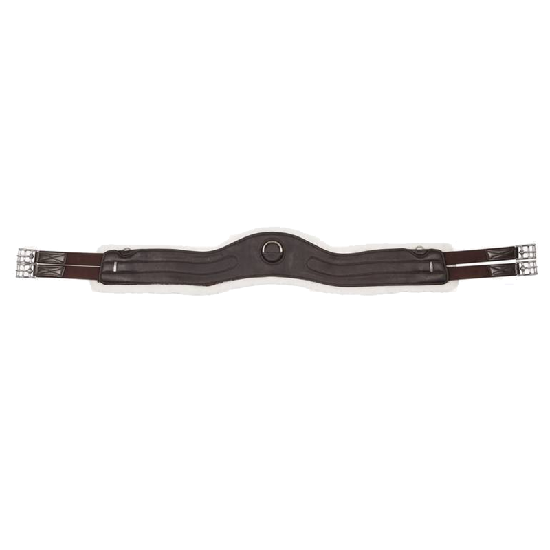 LeMieux Hunter Girth with Detachable Simuwool Liner - Havana-4
