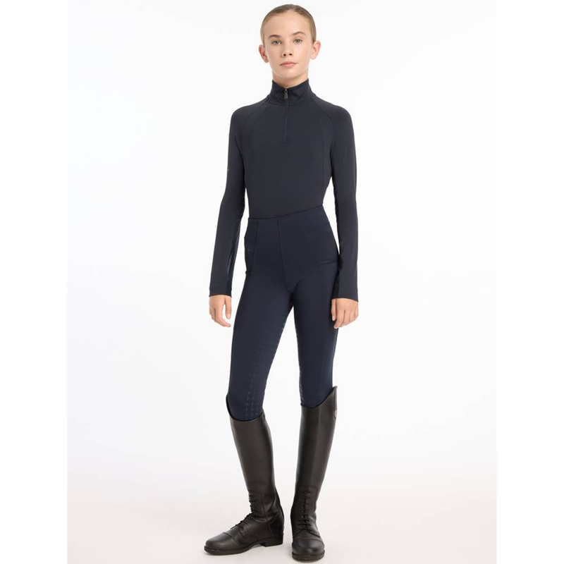 LeMieux Young Rider Hope Lightweight Base Layer - Navy-3