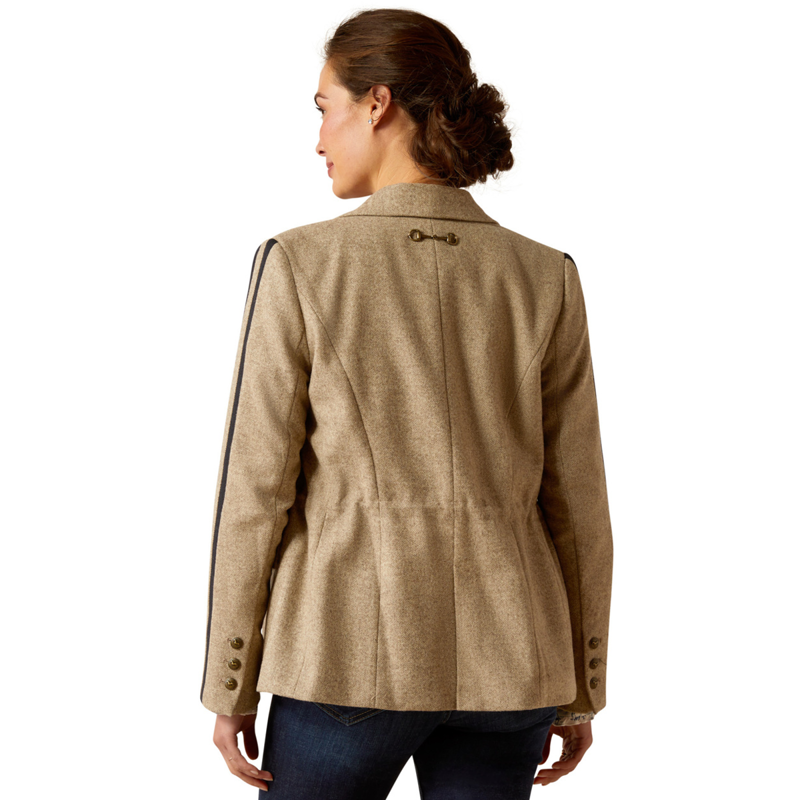 Ariat Women's Dornie Blazer - Camel Herringbone-1
